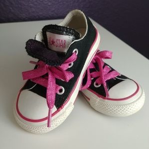 Converse All-Star Glitter Pink Toddler Sneakers